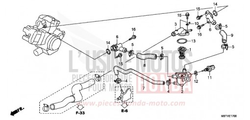 WATER PIPE XL1000VB de 2011